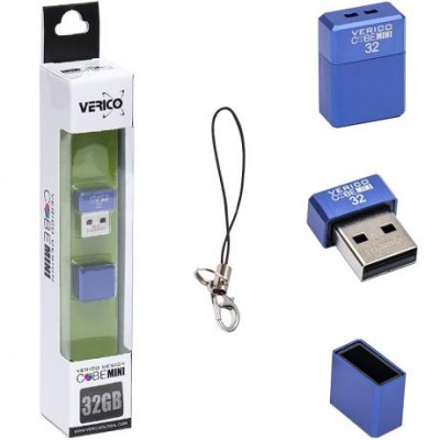 Флешка Verico USB 32Gb MiniCube Blue 608780