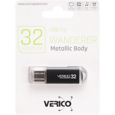 Флешка Verico USB 32Gb Wanderer Black 600678