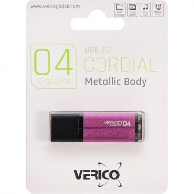 Флешка Verico USB 4Gb Cordial Pink 601200