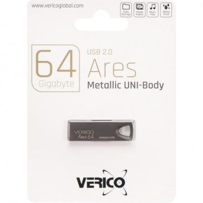 Флешка Verico USB 64Gb Ares Black 602863