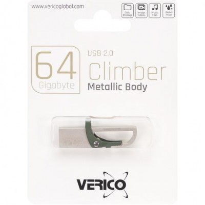 Флешка Verico USB 64Gb Climber Green 603235