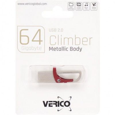 Флешка Verico USB 64Gb Climber Red 603242