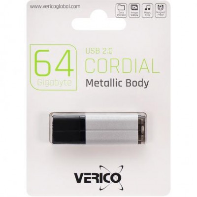 Флешка Verico USB 64Gb Cordial Silver 601415