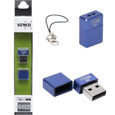 Флешка Verico USB 64Gb MiniCube Blue 601781