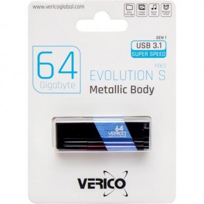 Флешка Verico USB 64Gb MKII Navy Blue USB 3.1 604041