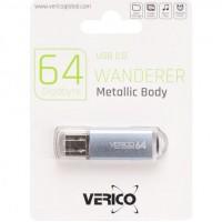 Флешка Verico USB 64Gb Wanderer SkyBlue 600784