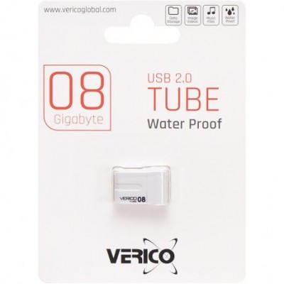 Флешка Verico USB 8Gb Tube White 602306