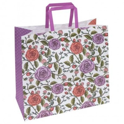 Пакет паперовий КРАФТ білий  32х15х30см KGB 323015-28