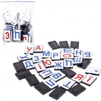 Набір магнітних букв Український алфавіт в п/е  пакетику