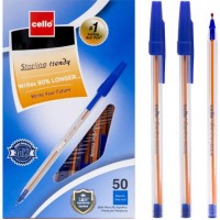 Ручка масляная Cello CL-2216-50 синяя