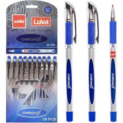 Ручка масляная "Luva" "Cello" CL231-10 синяя