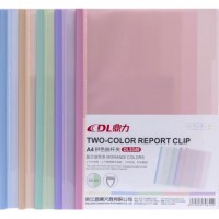 Швидкозшивач із планкою А4 пастель DL5349 мікс