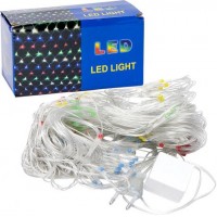 Гирлянда электрическая сетка 3*2 метра 192L цветная LED D-3