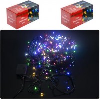 Гірлянда електрична 300(240L) 30M 6 кольорів чорна D-17