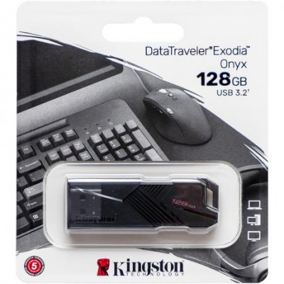 Флешка Kingston USB 128Gb DT Exodia Onyx USB 3.2 332742