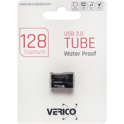 Флешка Verico USB 128Gb Tube Black 602382