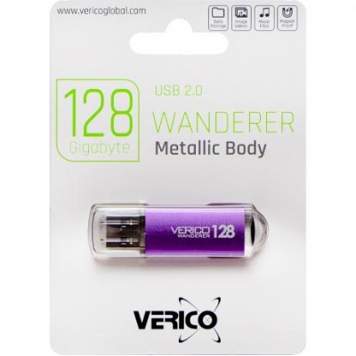 Флешка Verico USB 128Gb Wanderer Purple 600821