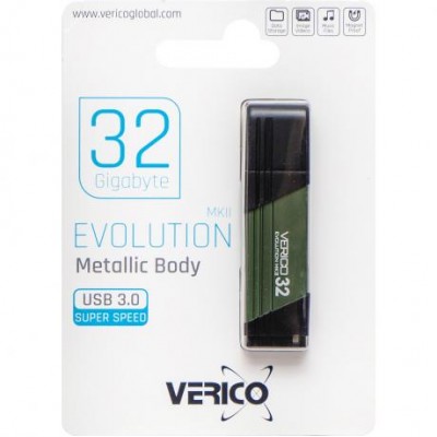 Флешка Verico USB 32Gb MKII Olive Green USB 3.0 090267