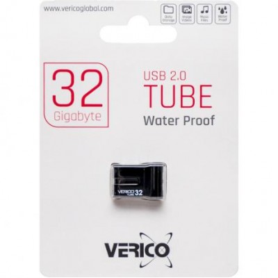 Флешка Verico USB 32Gb Tube Black 602337