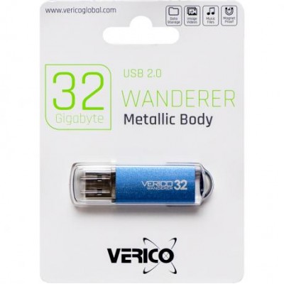 Флешка Verico USB 32Gb Wanderer SkyBlue 600722 Флешка Verico USB 32Gb Wanderer SkyBlue 600722