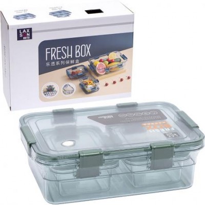 Набор пищевых контейнеров "fresh box" 3шт (2,6 л, 0,45 л, 0,45 л) 708-7077 пластик