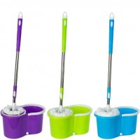 Набір для прибирання відро з віджимом та швабра 331-4 Набір для прибирання відро з віджимом та швабра 331-4
