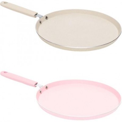 Сковорідка  для млинців D26см L2см мармурова крихта індукція, кольорова YF827-26