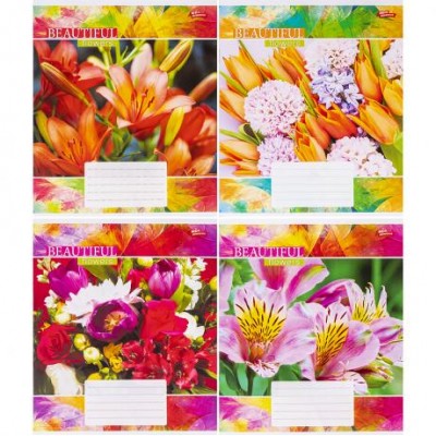 Зошит кольоровий 48 аркушів, клітинка 3641