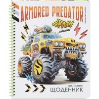 Щоденник A5 УКР на СПІРАЛІ, тверда обкладинка   SD1902