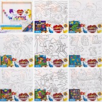 Креативна творчість Розмальовка за номерами Coloring by numbers 31см*31см ДТ-ОО-09417