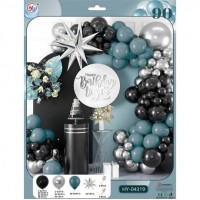 Набір повітряних куль 90шт для створення фотозони - арки HY-04319 Набір повітряних куль 90шт для створення фотозони - арки HY-04319