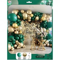 Набір повітряних куль 82шт  для створення фотозони - арки HY-04321