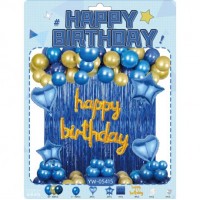 Набір повітряних куль 58шт для створення фотозони - арки YW-05415 зі шторкою Водоспад