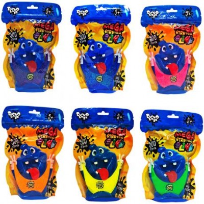 В'язка маса Mega Stretch Slime пакет 500г укр SLM-12-01U