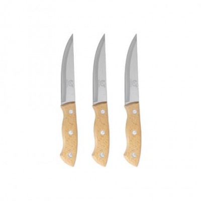 Ніж кухонний металевий з дерев’яною ручкою 23см (уп 12шт)SM-5081