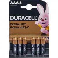 Батарейка Duracell LR03 АAА по 6 штуки