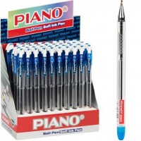 Ручка масляна  PIANO  PT-207 синя