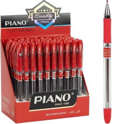 Ручка масляна Maxriter PIANO PT-335 червона