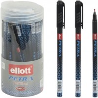 Ручка кулькова PETRA Ellott ET2316-50PVC синя у тебусі