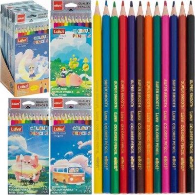 Олівець 12 кольорів   Luva Cello CQ1001-12
