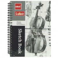 Альбом для ескізів А4 60аркушів, 160 г/м² Sketch Book CLBZ-001-А4 на спіралі