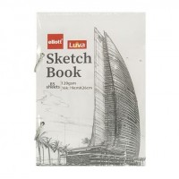 Альбом для ескізів А5 85аркушів, 120 г/м² Sketch Book CLBZ-007-16K кільцевий механізм