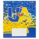Зошит кольоровий 24 аркуша, лінія 3817