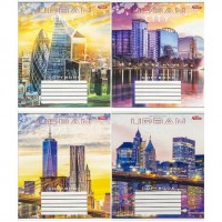 Зошит кольоровий 24 аркуша, лінія 3819