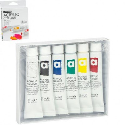Фарби 12мл Art Ranger 6 кольорів Acryliс PA31.06012A