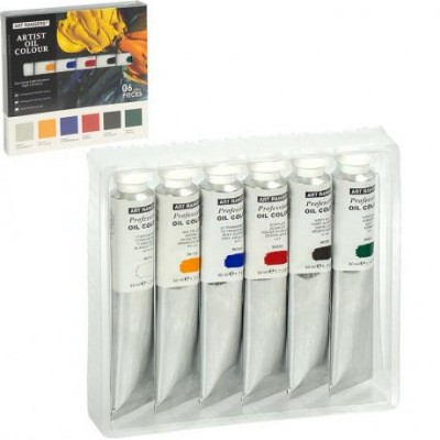 Фарби художні 50мл Art Rangers 6 кольорів Artist Oil PA96.06050.A