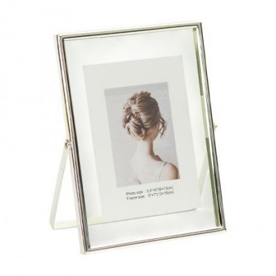 Фоторамка з металевими вставками 13×18 см  Silver 5R AL002H7S
