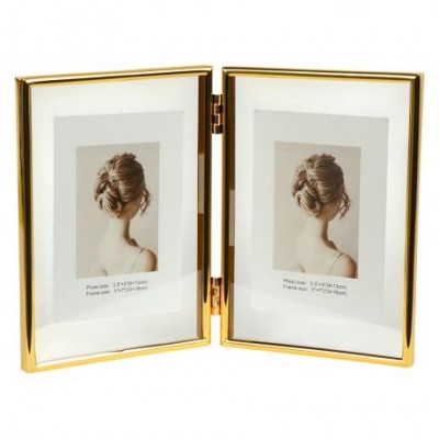 Фоторамка на 2 фото  13×18 см  GOLD 5R 12001F7G