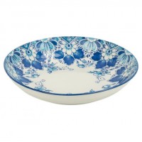 Тарілка керамічна з візерунком D18*5см 300мл 6895-8