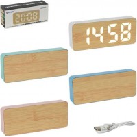 Настільний годинник - будильник з LED-підсвічуванням DS-5821